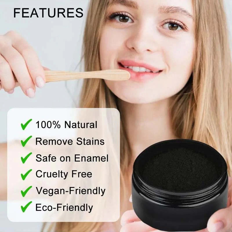 Teeth Whitening Charcoal Powder (Organic) Charcoal (30G)