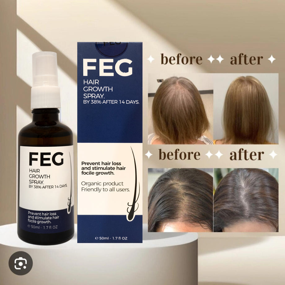FEG PLUS Hair Growth SERUM and SPRAY 50ml For Men and Women
